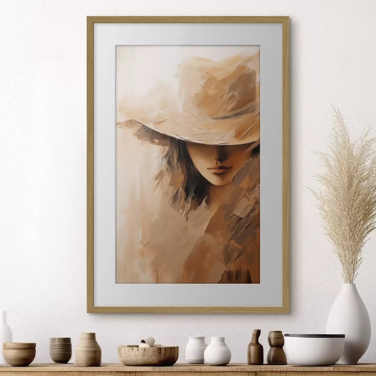 Poster Im Schatten des Hutes f47315