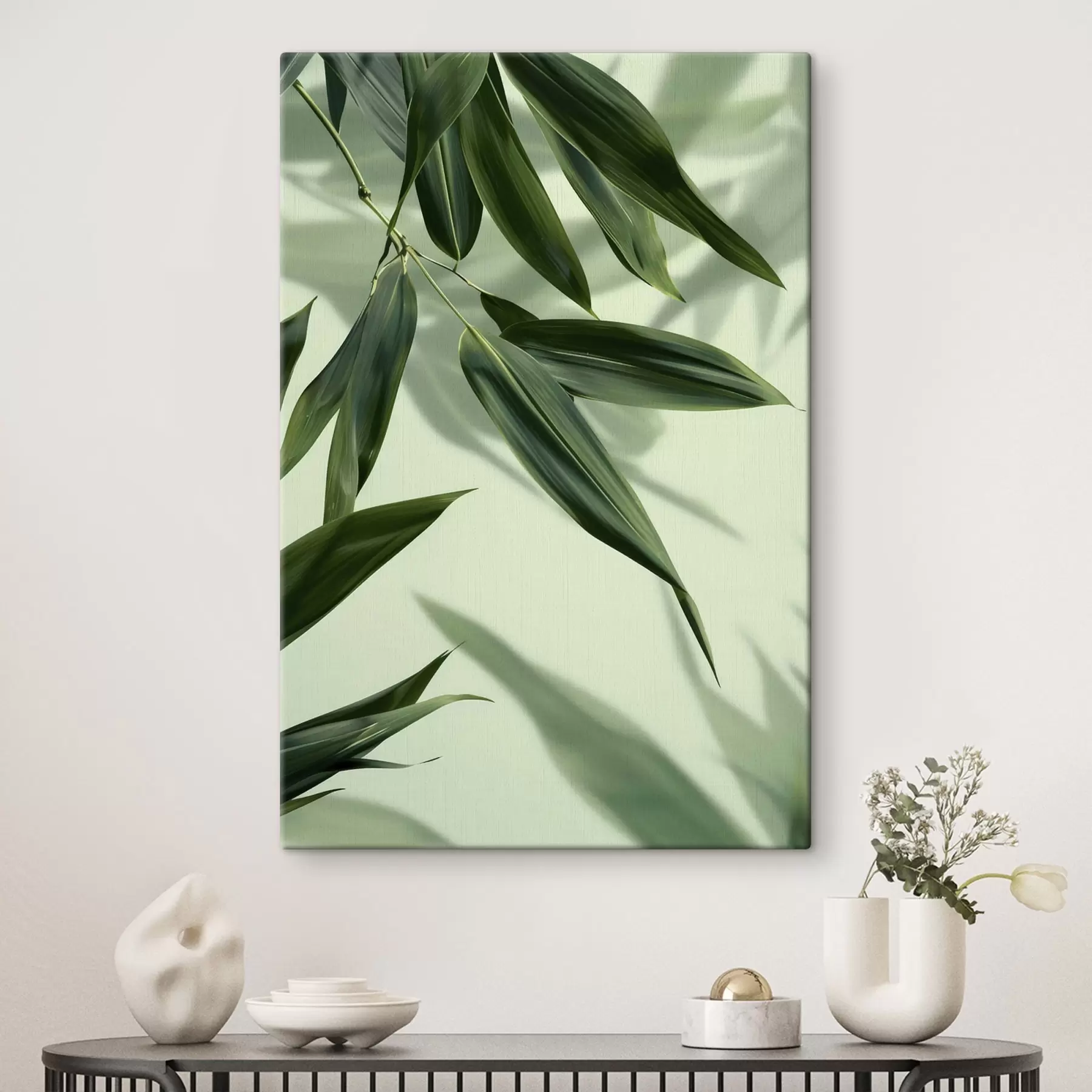 Fototapete Bambusblätter s47814