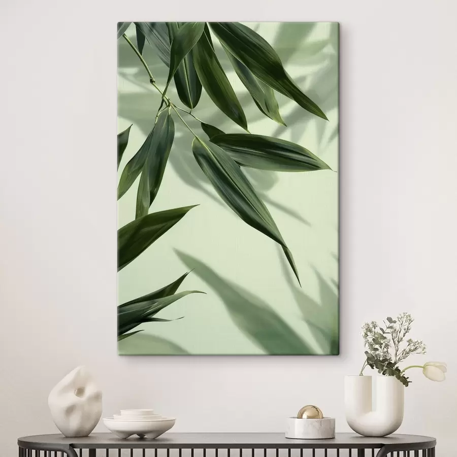 Fototapete Bambusblätter s47814