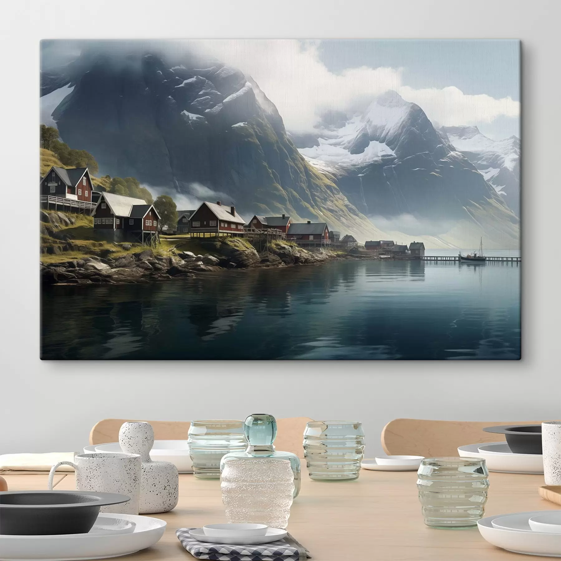 Fototapete See in Norwegen s47819
