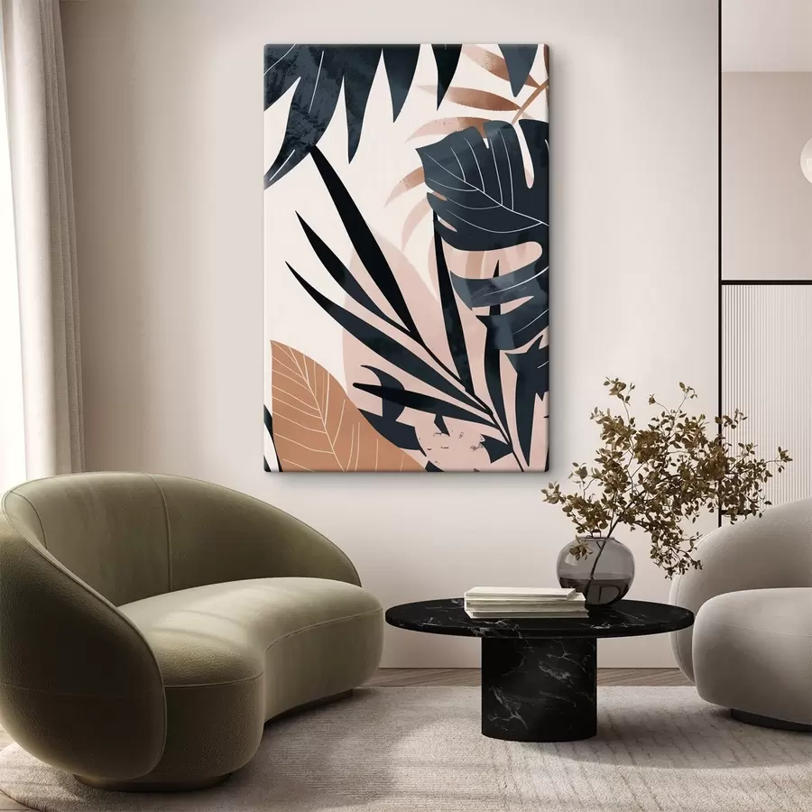 Fototapete Verschiedene tropische Blätter s47822