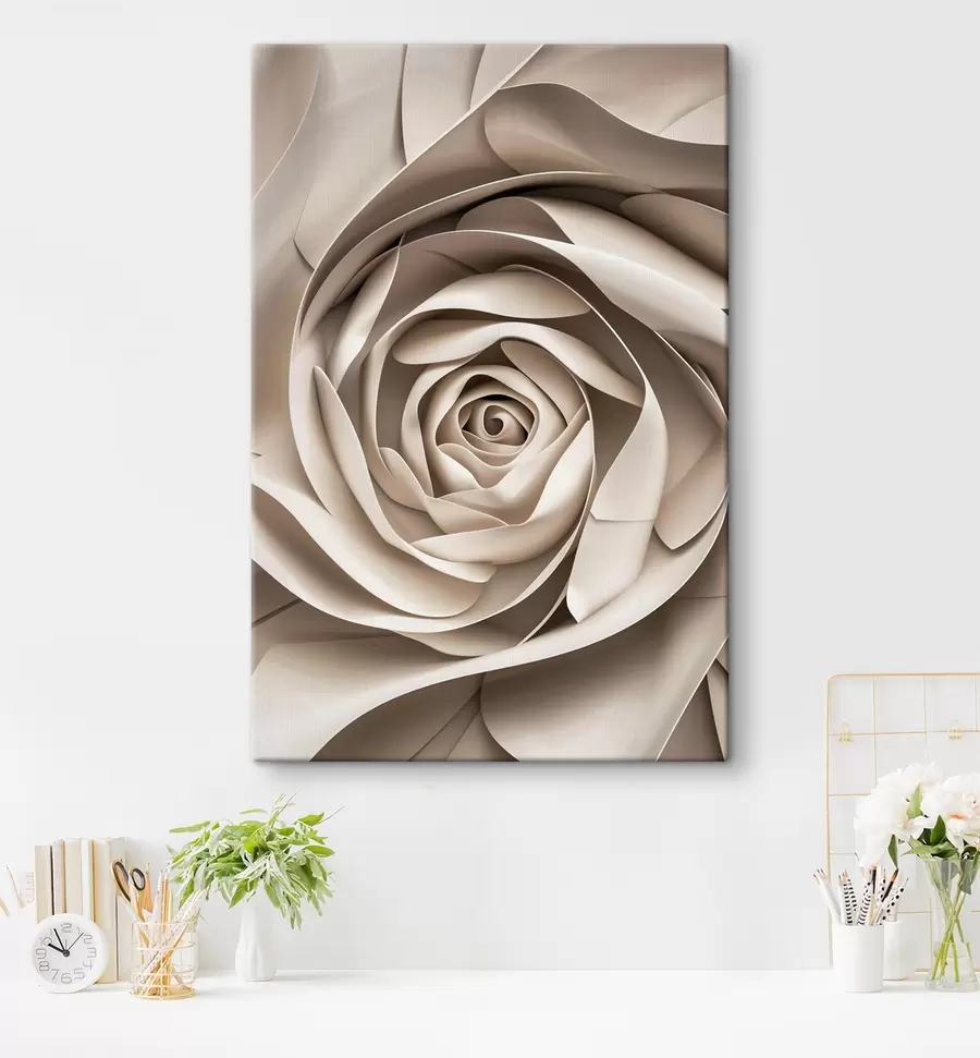 Fototapete Große abstrakte Rose s47825