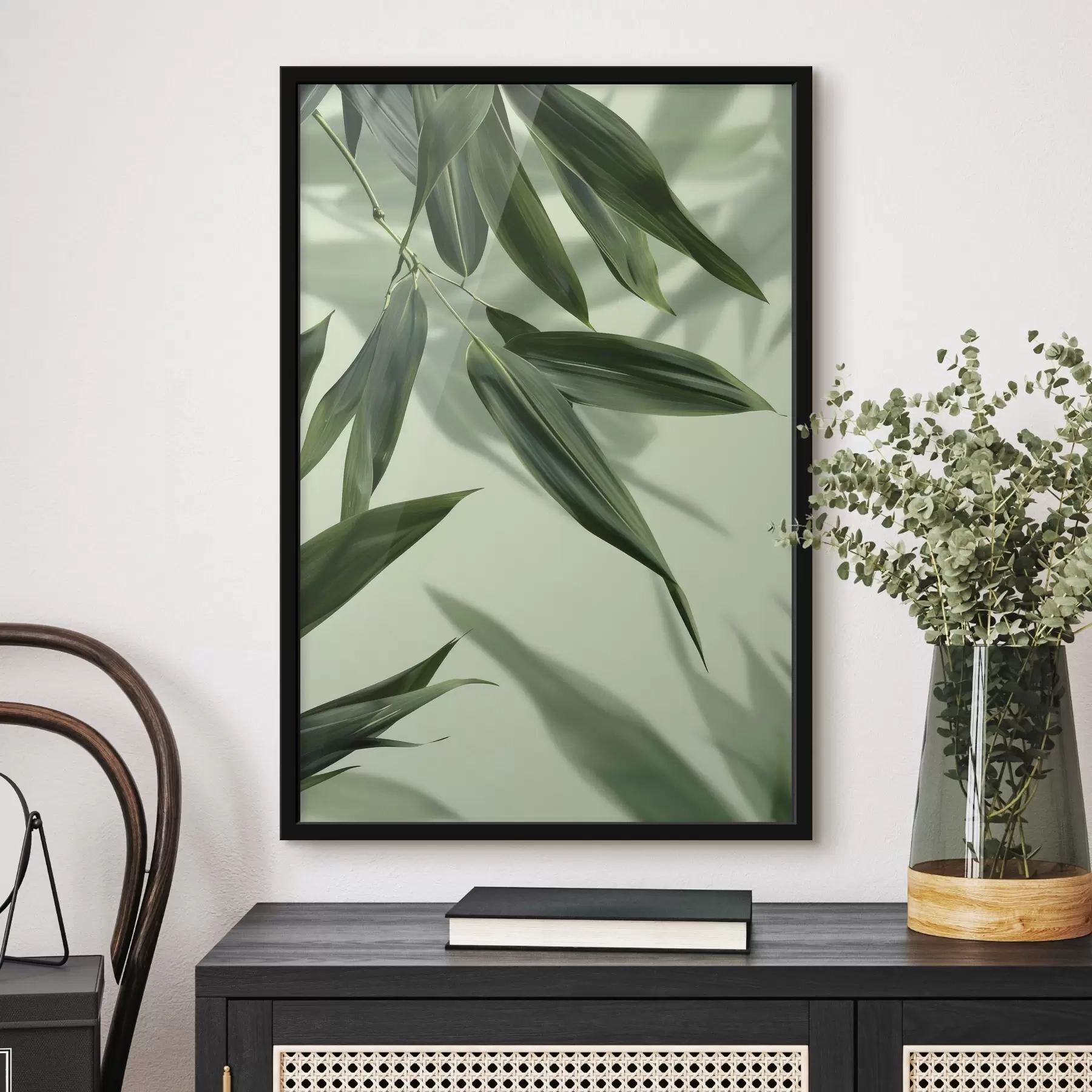 Fototapete Bambusblätter f47814