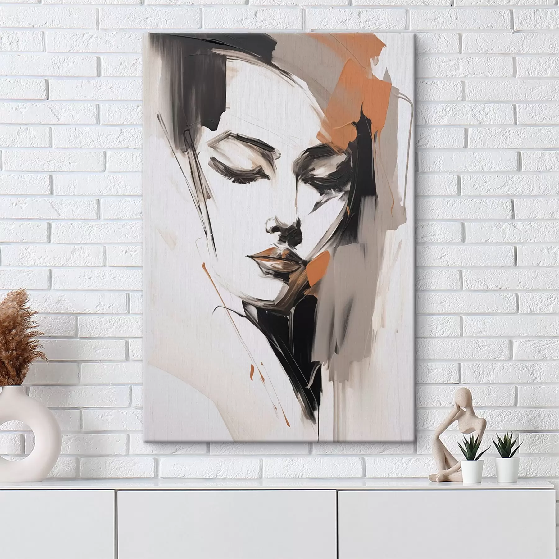 Fototapete Abstraktes Porträt s47800