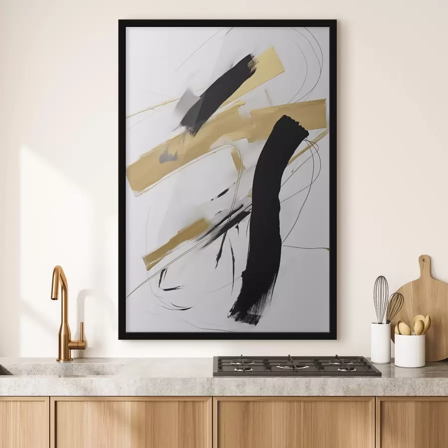 Fototapete Chaotische abstrakte Komposition f47809