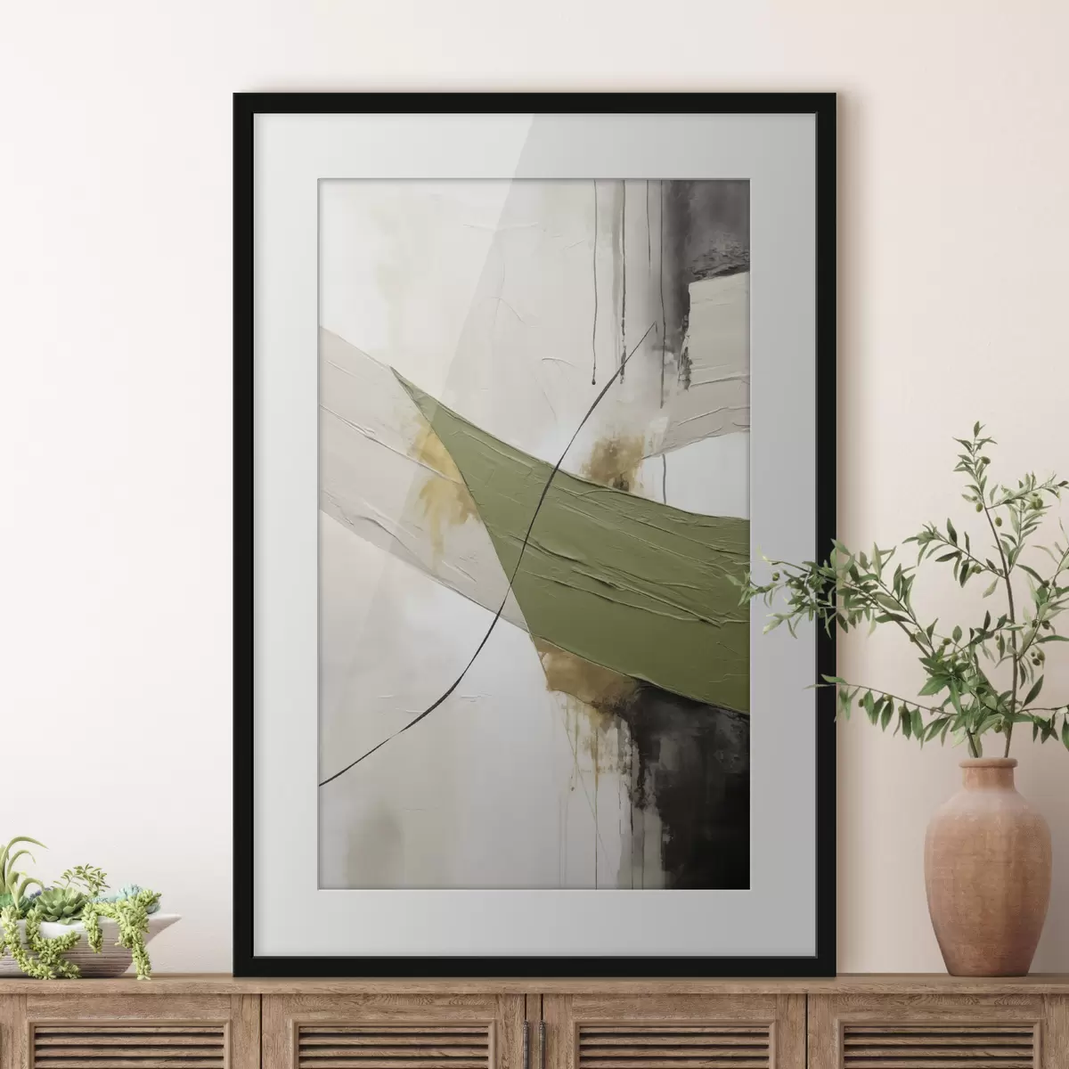 Poster Moderne abstrakte Komposition f47812