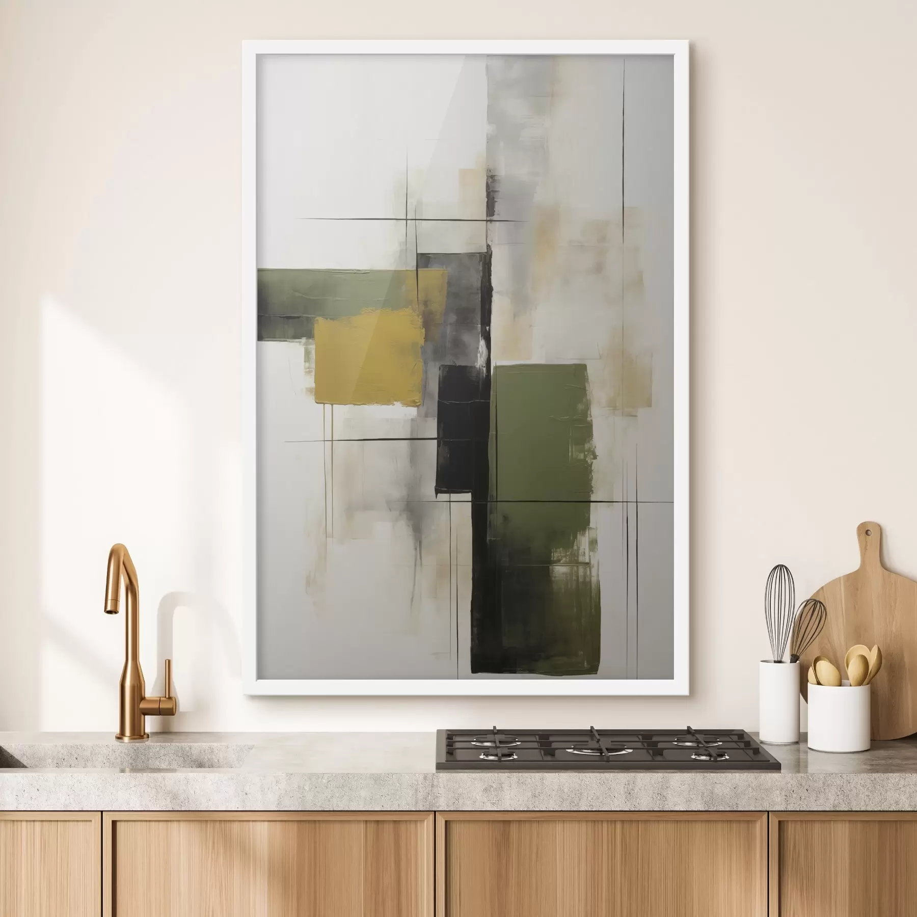 Fototapete Abstrakte geometrische Komposition f47813