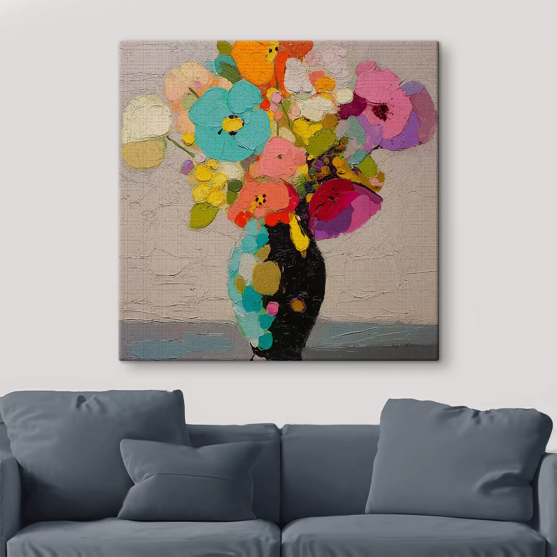 Fototapete Blumenarrangement in einer Vase s47826