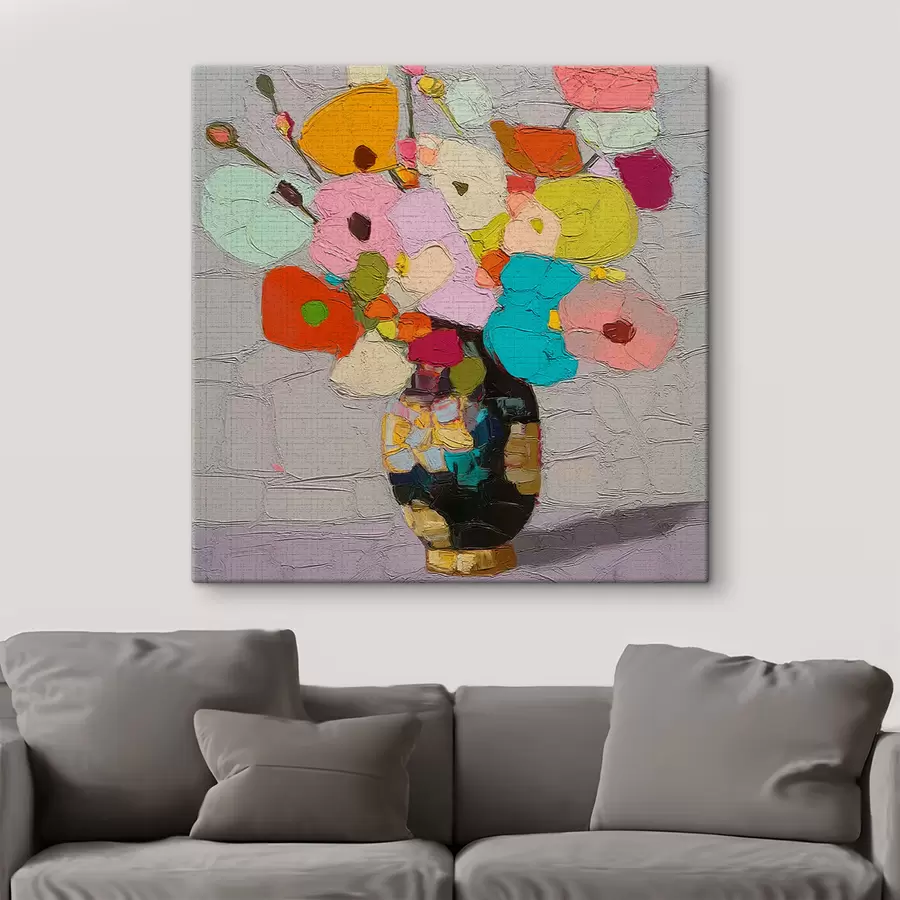 Fototapete Blumenarrangement in einer Vase s47827