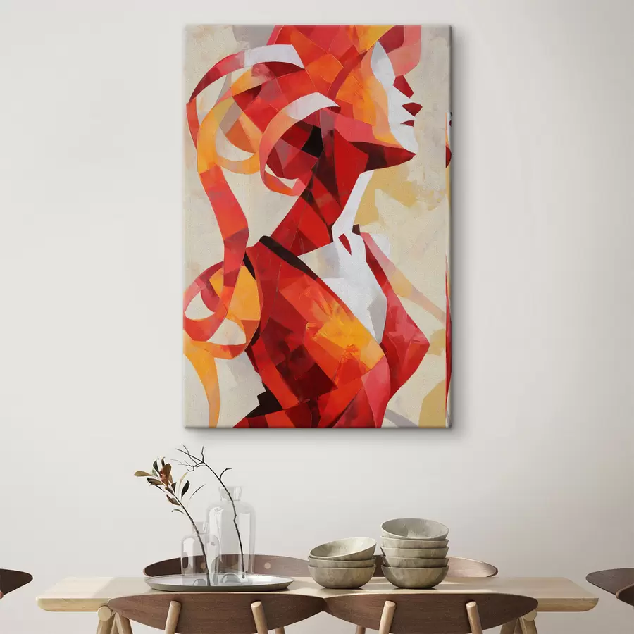 Fototapete Abstraktes Frauenporträt s47832