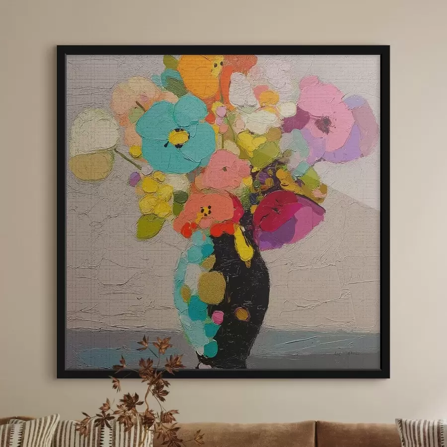 Fototapete Blumenarrangement in einer Vase f47826