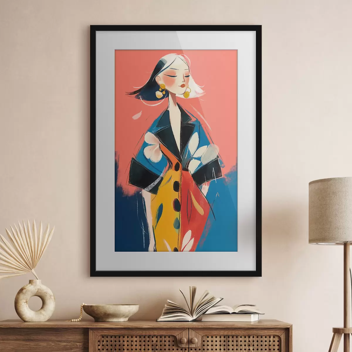 Poster Mädchenporträt f47830