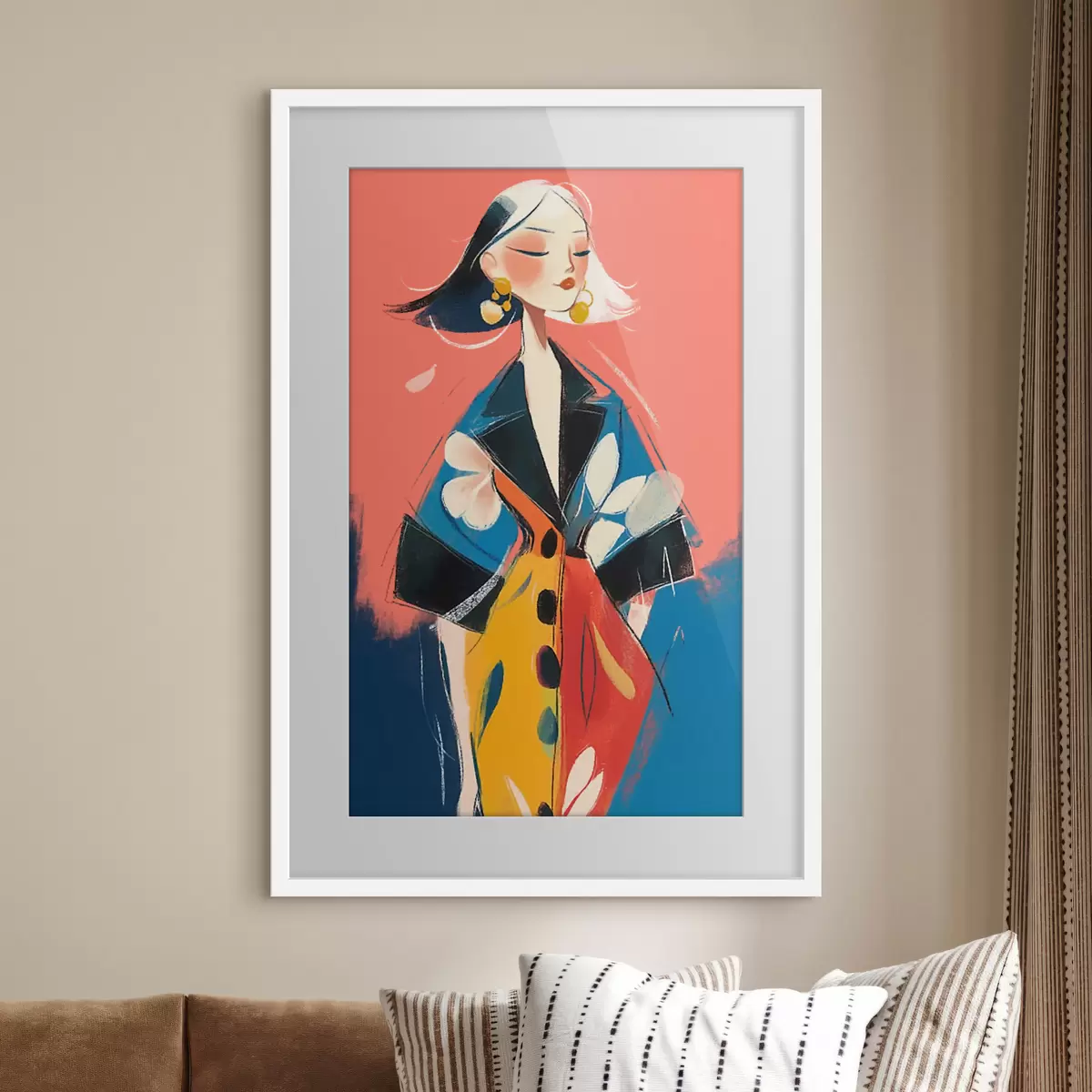 Poster Mädchenporträt f47830