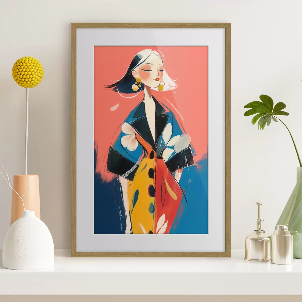 Poster Mädchenporträt f47830