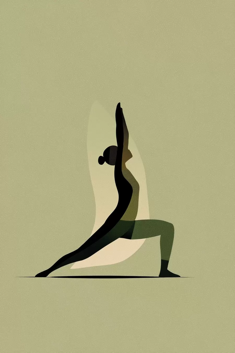 Fototapete Yoga-Stellung f47835