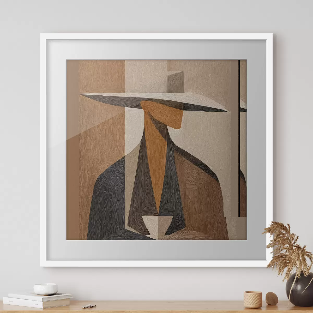 Poster Gesicht und Tiefe f47841