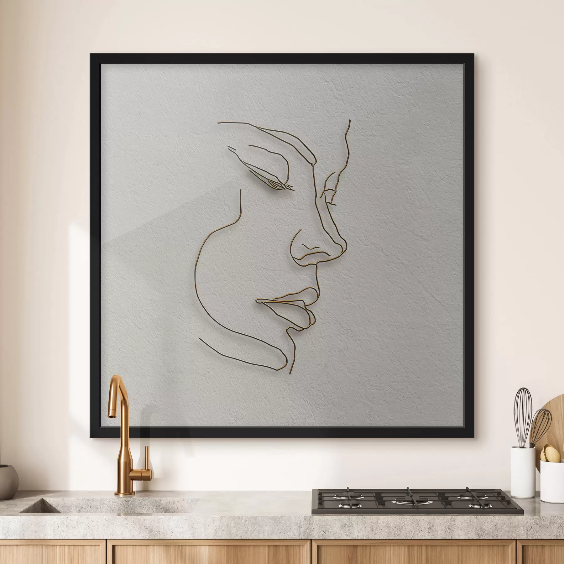 Fototapete Umrissporträt f47847