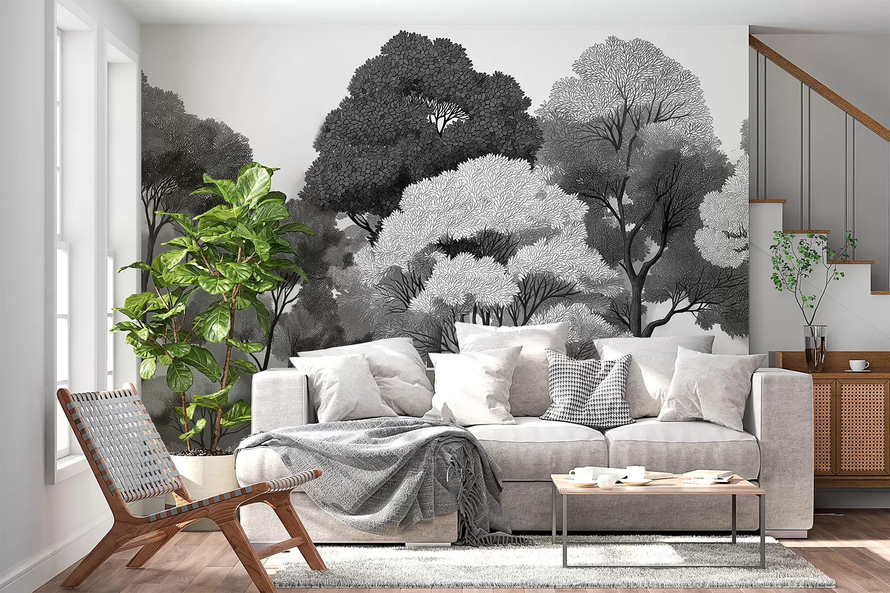 Fototapete Laubwald w05198v2