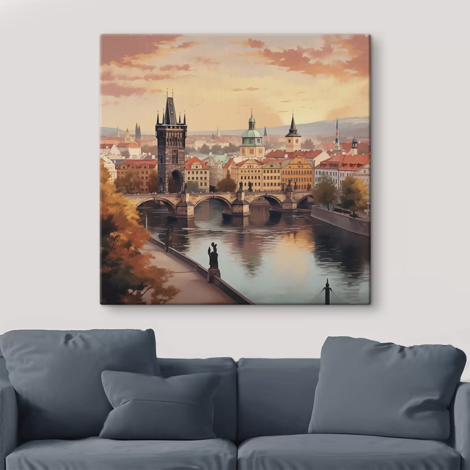 Fototapete Blick auf Prag, Tschechische Republik s47897