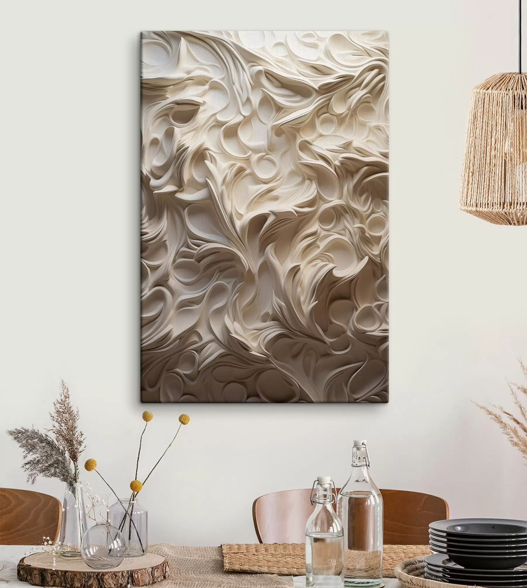 Fototapete Schöne Muster, Skulpturimitation s47902