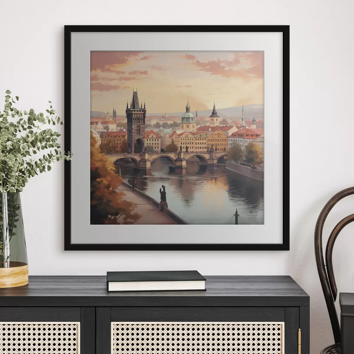 Poster Blick auf Prag, Tschechische Republik f47897