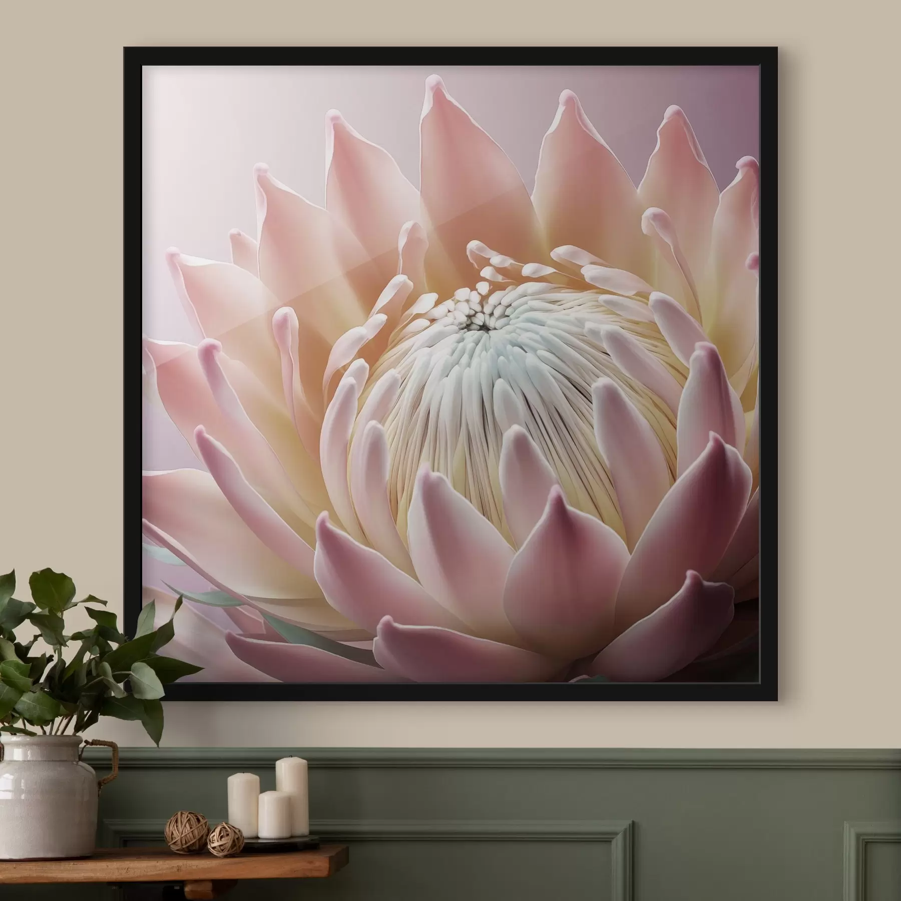 Fototapete Makroblume, Protea f47898