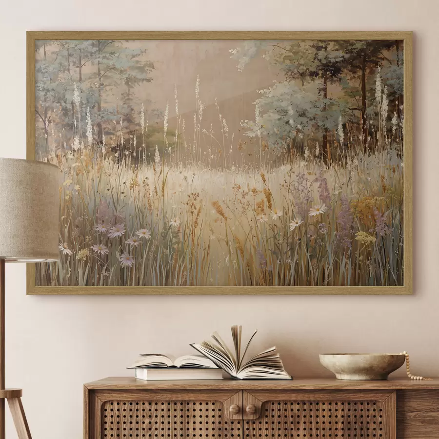 Fototapete Wildblumen auf einer Wiese f47887