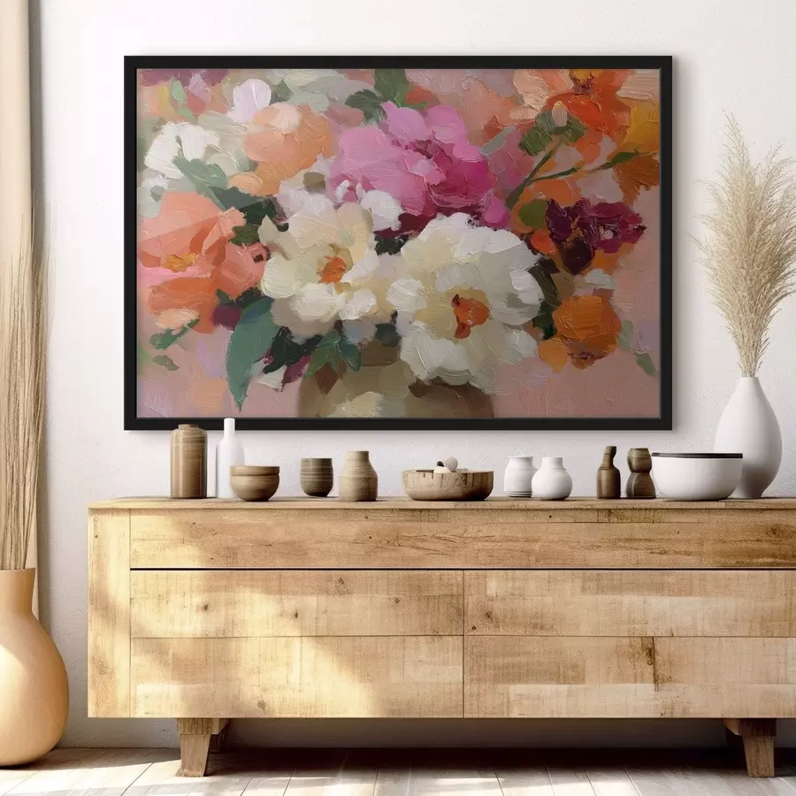 Fototapete Abstrakter Blumenstrauß f47919