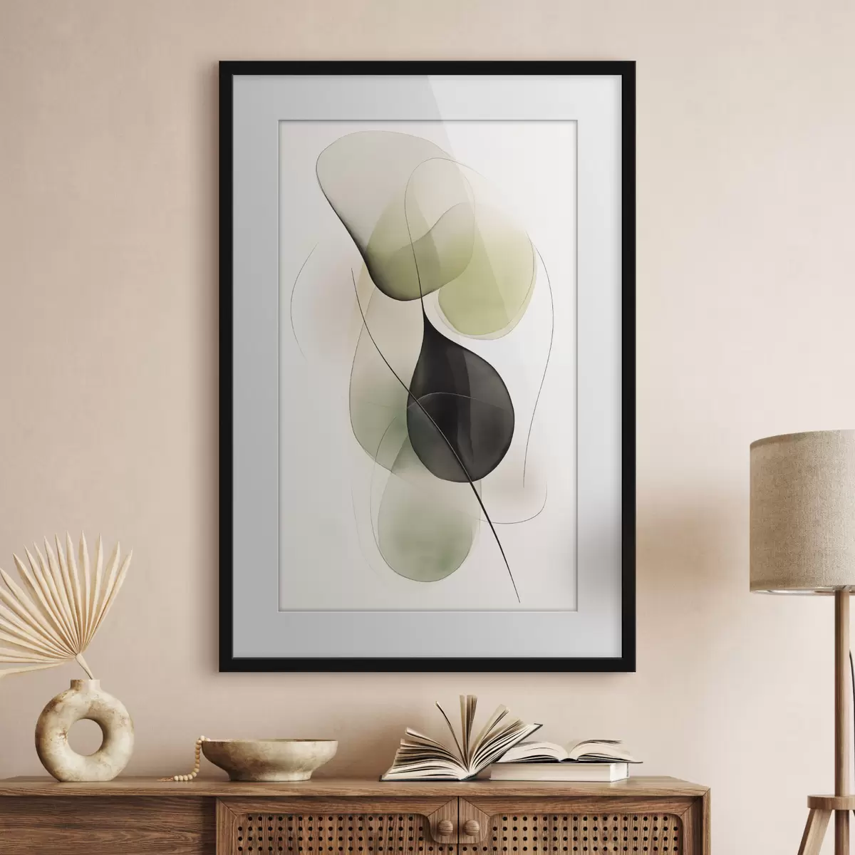 Poster Abstrakte Linien und Formen f47925