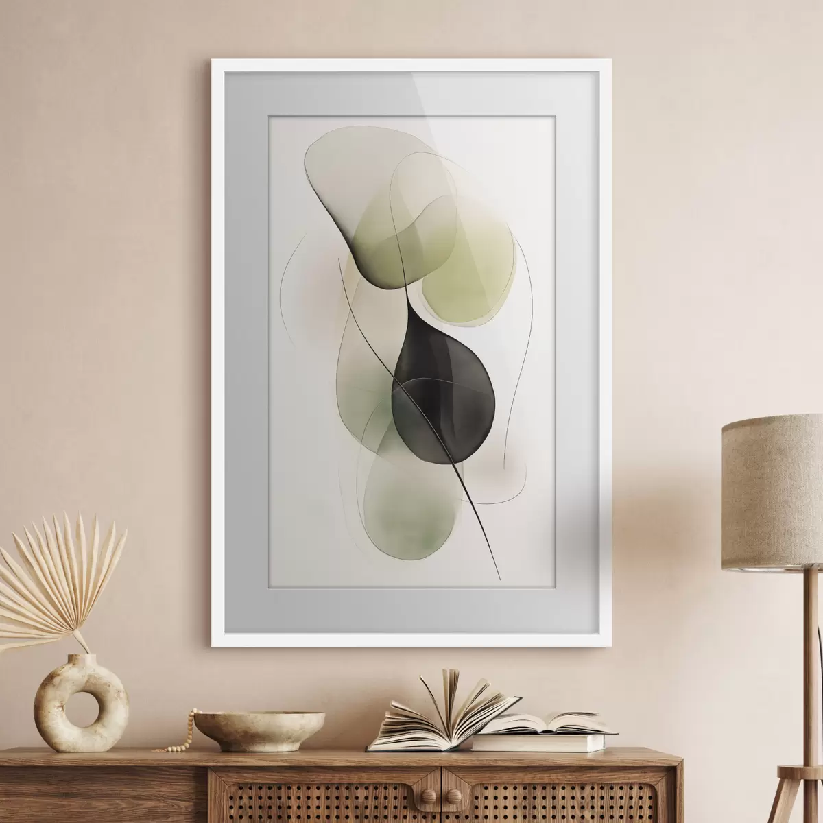 Poster Abstrakte Linien und Formen f47925