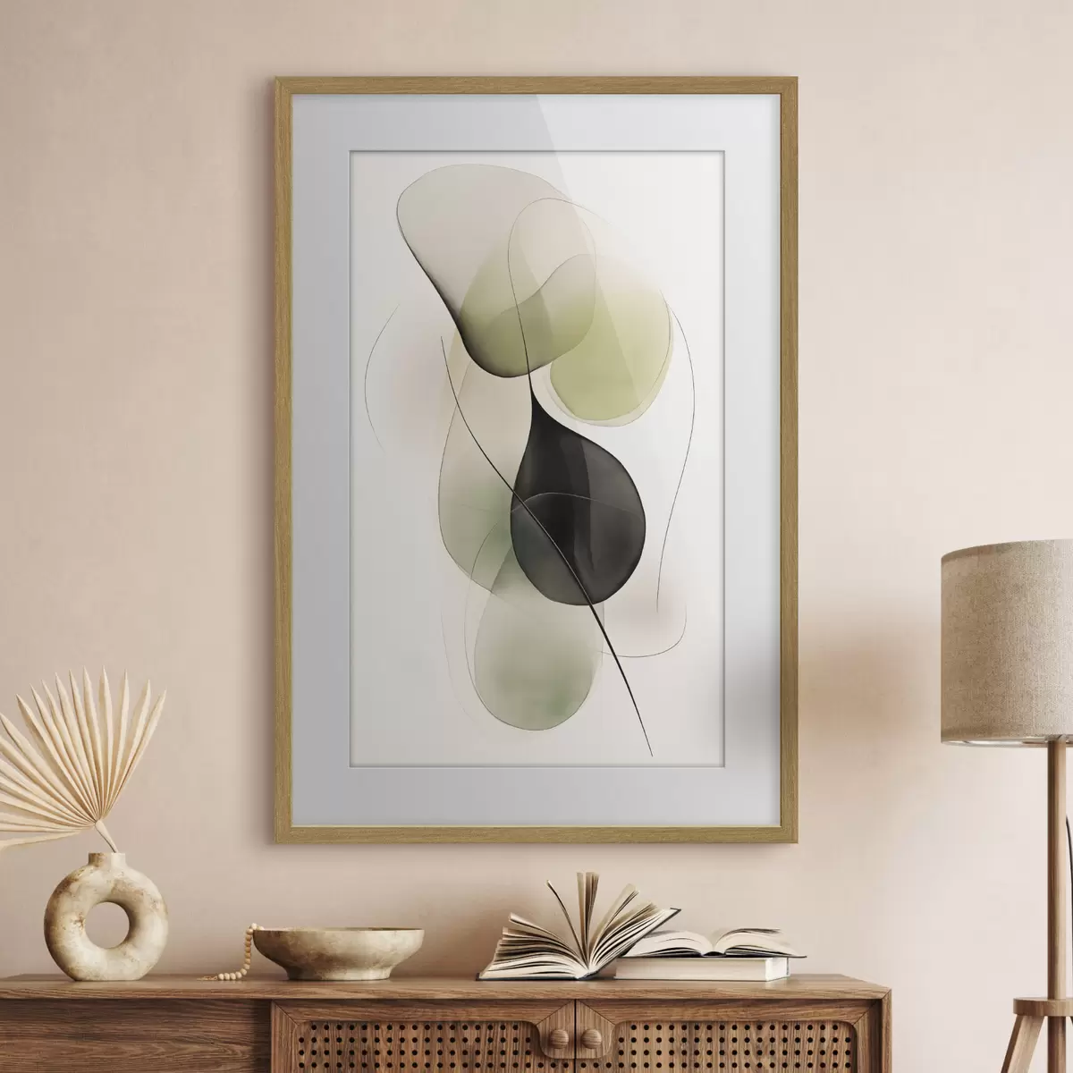 Poster Abstrakte Linien und Formen f47925