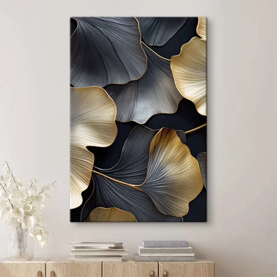 Fototapete Ginkgo-Blätter s48006