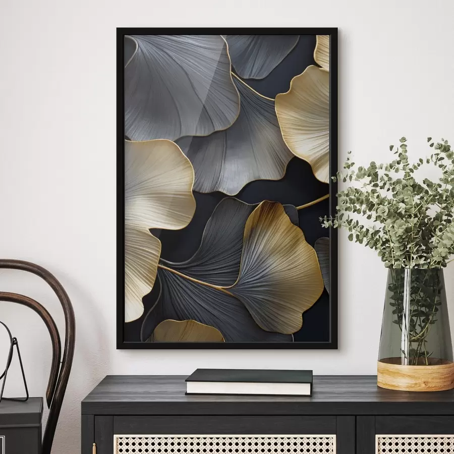 Fototapete Ginkgo-Blätter f48006