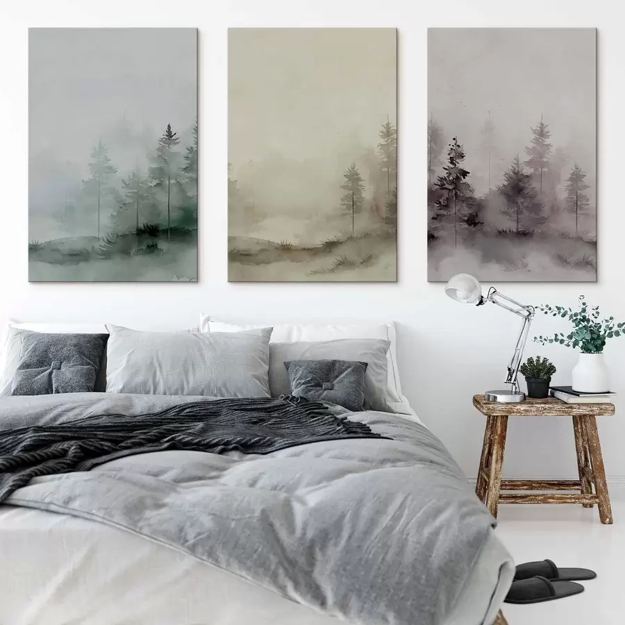 Fototapete Die Vielfalt der Nadelwälder m30044