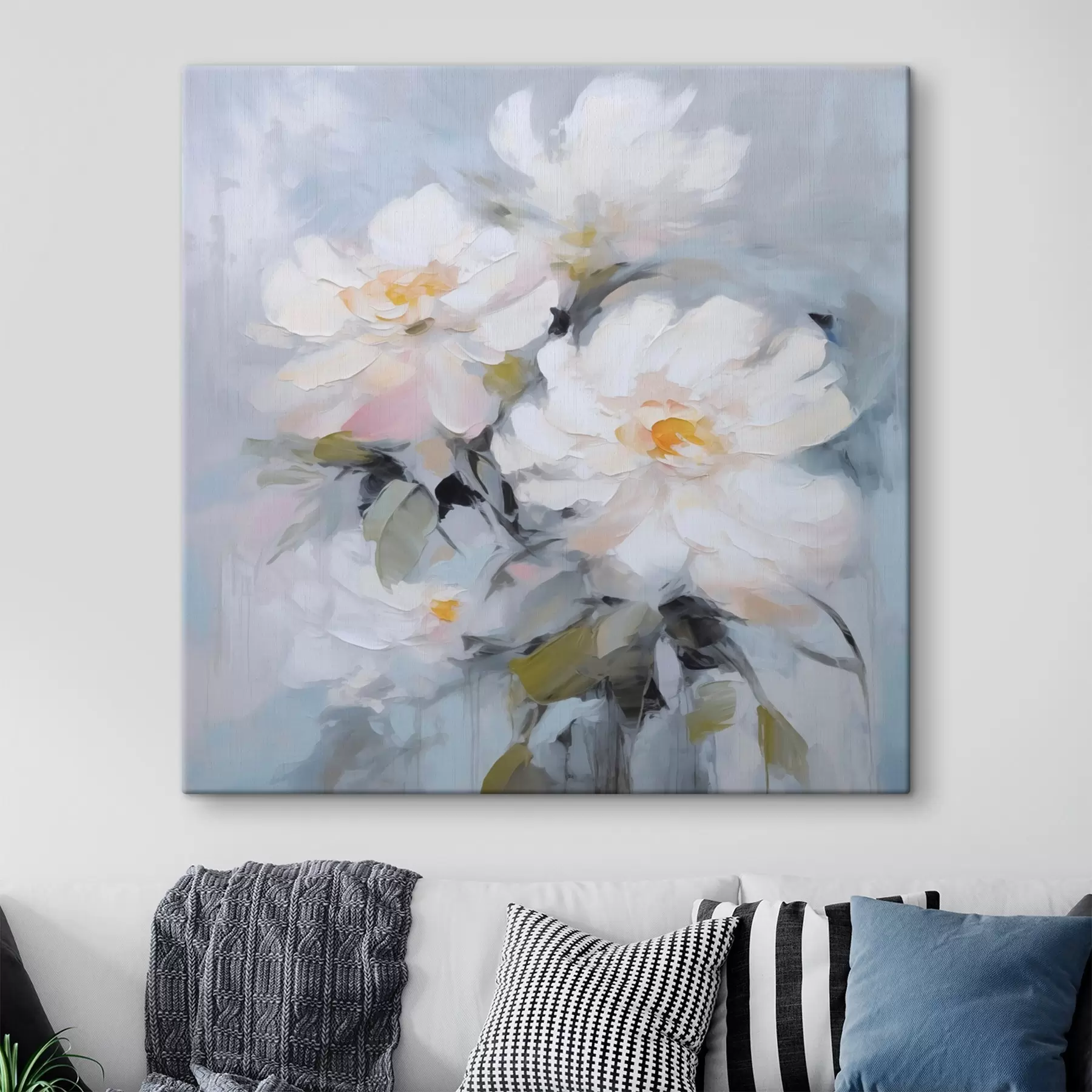 Fototapete Blumen Nachahmung Malerei s48047