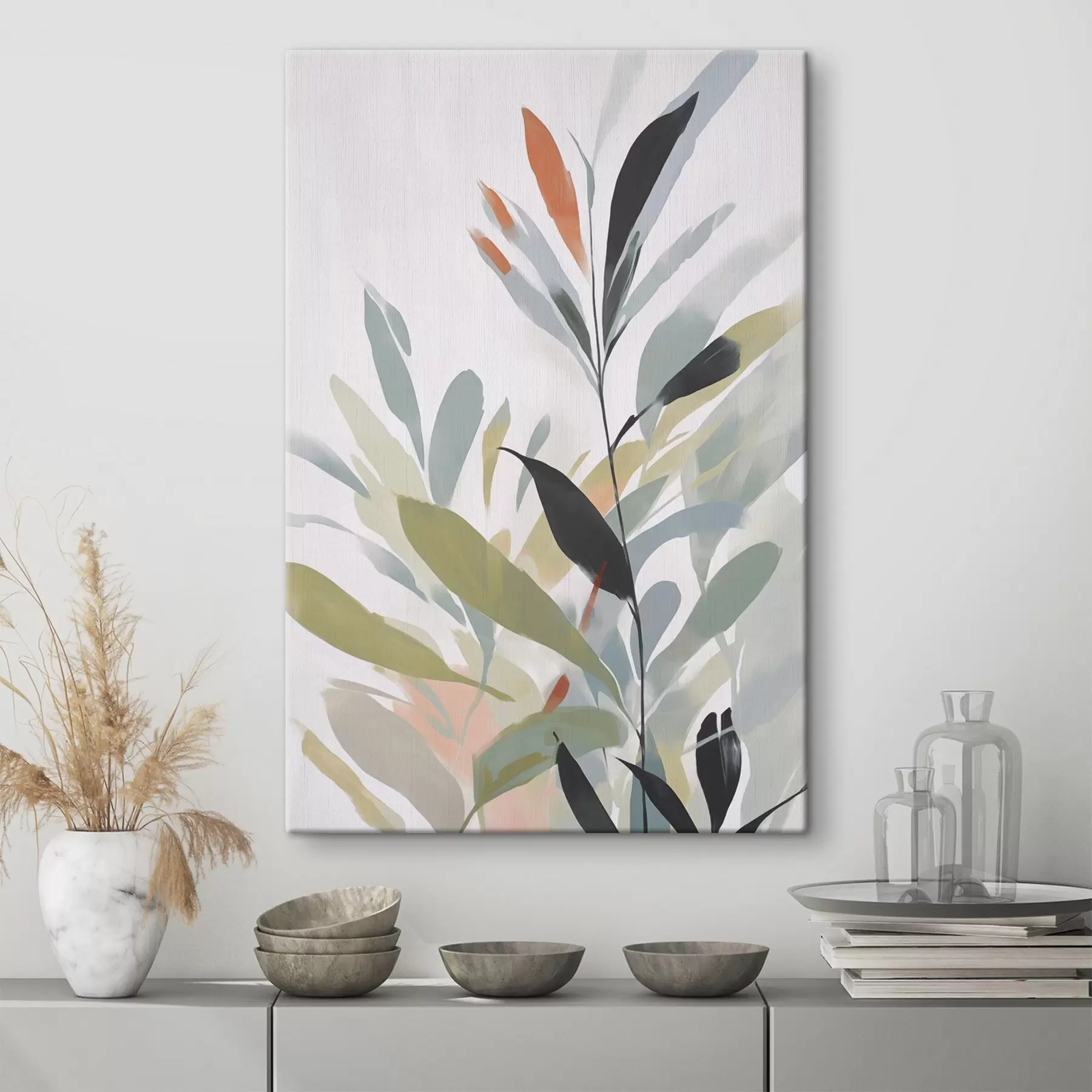 Fototapete Vegetationsimitation in der Malerei s48059