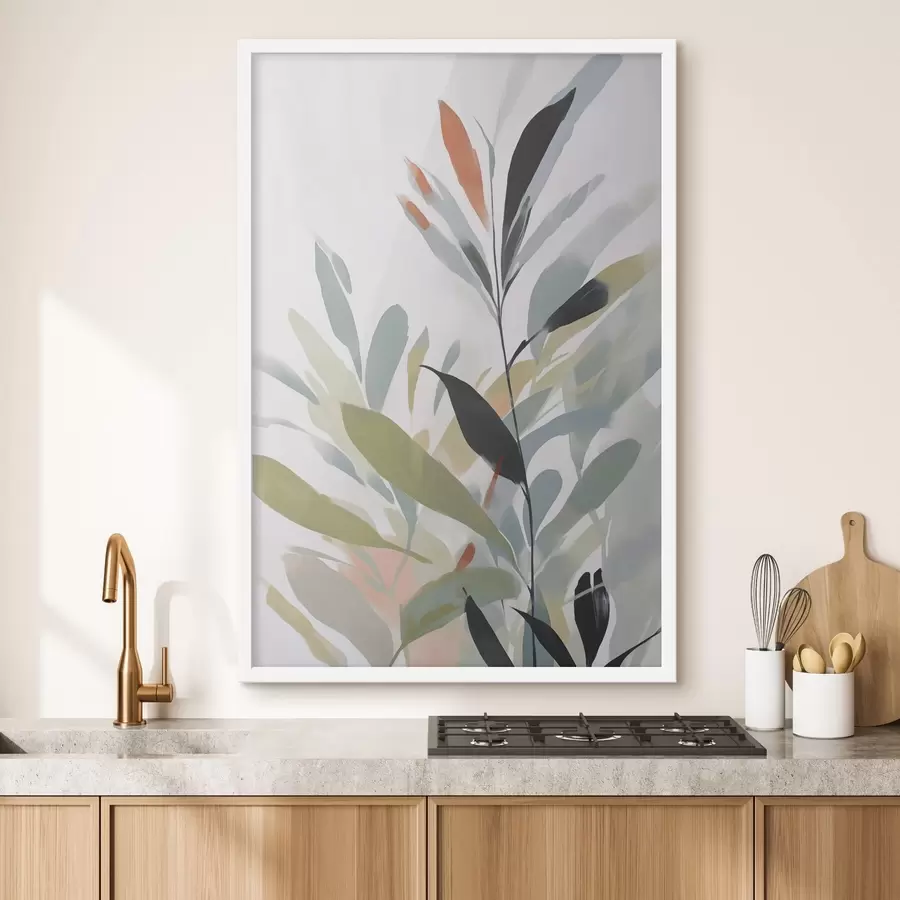 Fototapete Vegetationsimitation in der Malerei f48059