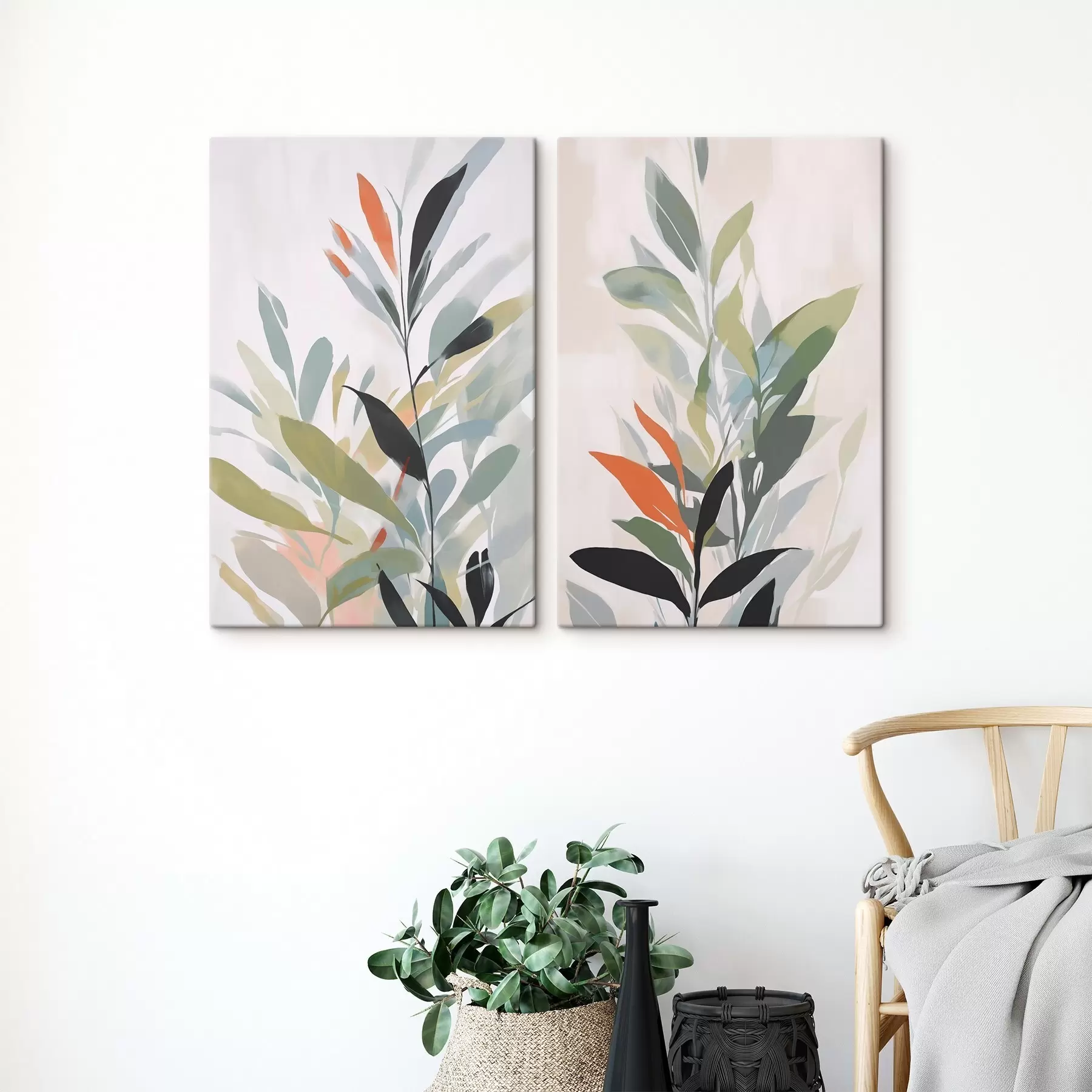 Fototapete Vegetationsimitation in der Malerei m30077