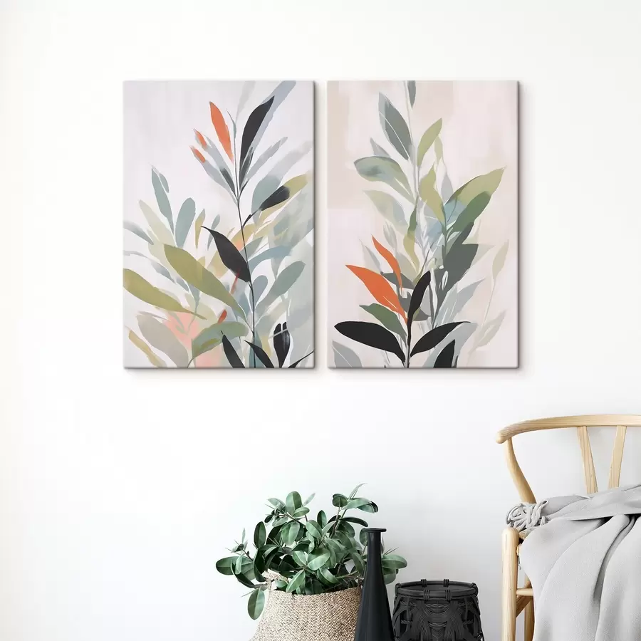 Fototapete Vegetationsimitation in der Malerei m30077