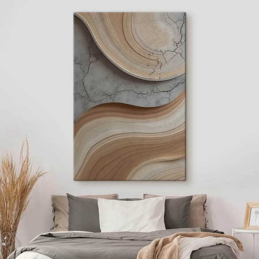 Fototapete Holz und heller Marmor, Imitation s48103