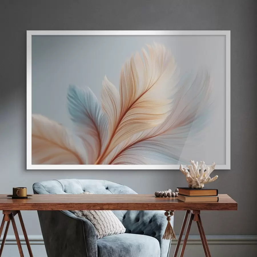 Fototapete Mehrfarbige Federn f48110