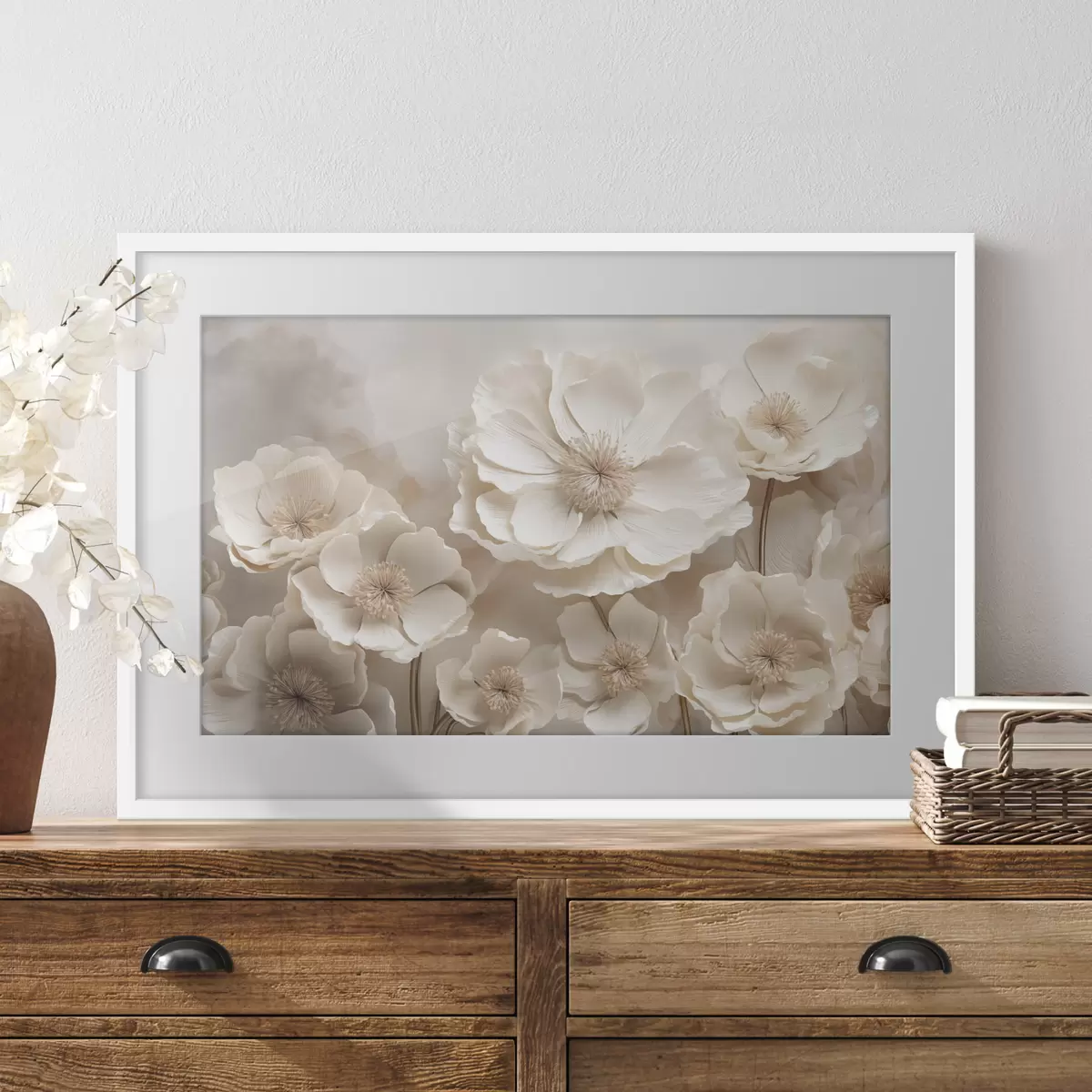 Poster Große Blumen f48111