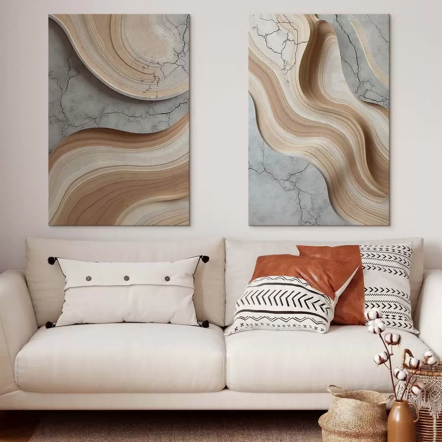 Fototapete Holz und Beton, Imitation m30078