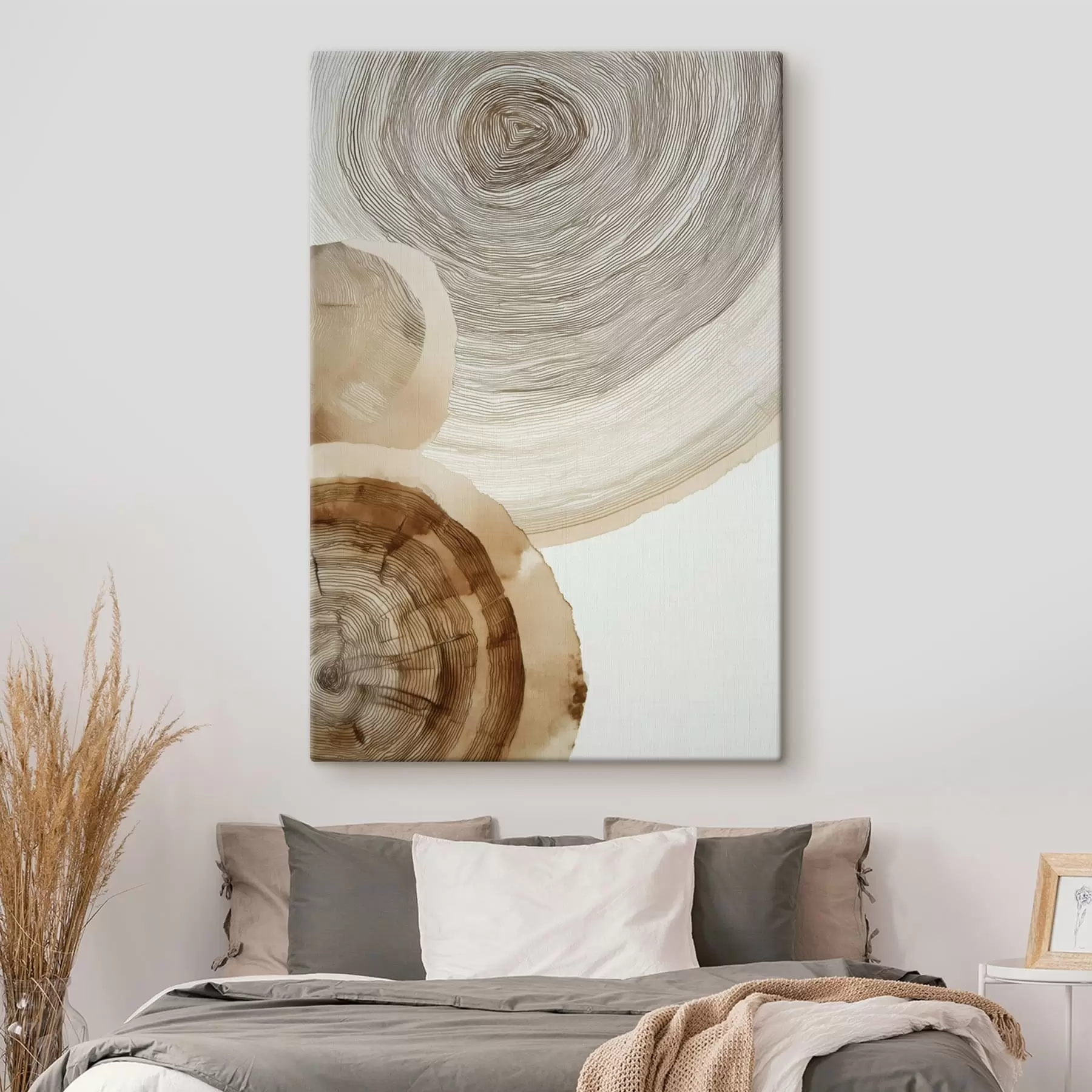 Fototapete abstrakte jährliche Baumringe s47934