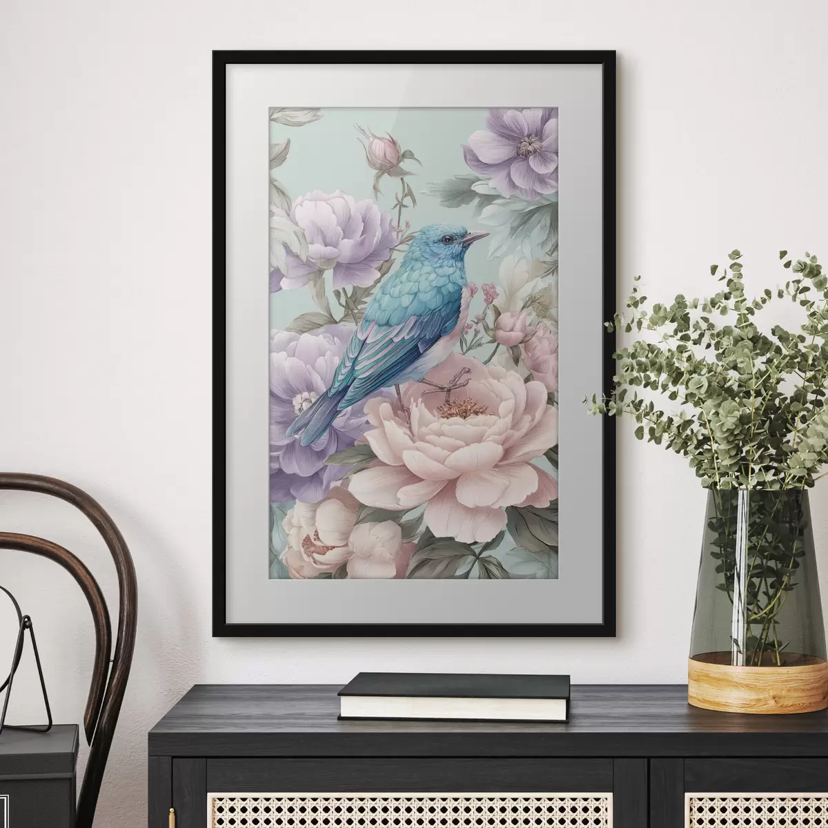 Poster Vögel und Umarmung f47943