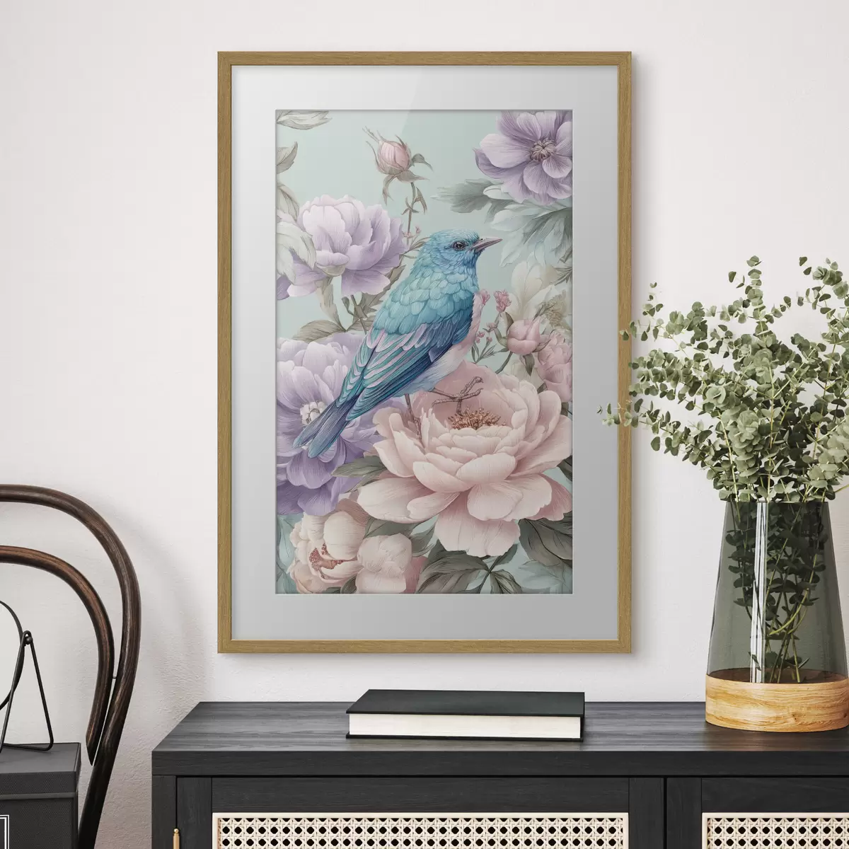 Poster Vögel und Umarmung f47943