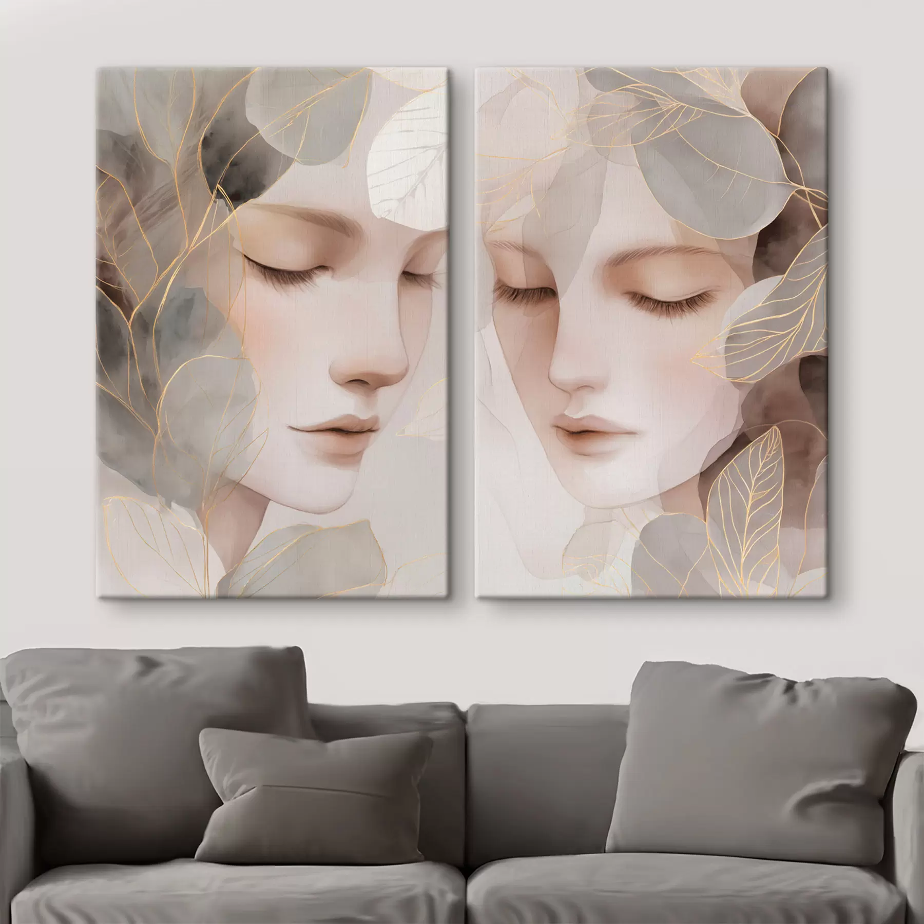 Fototapete Mädchen im Laub m30091