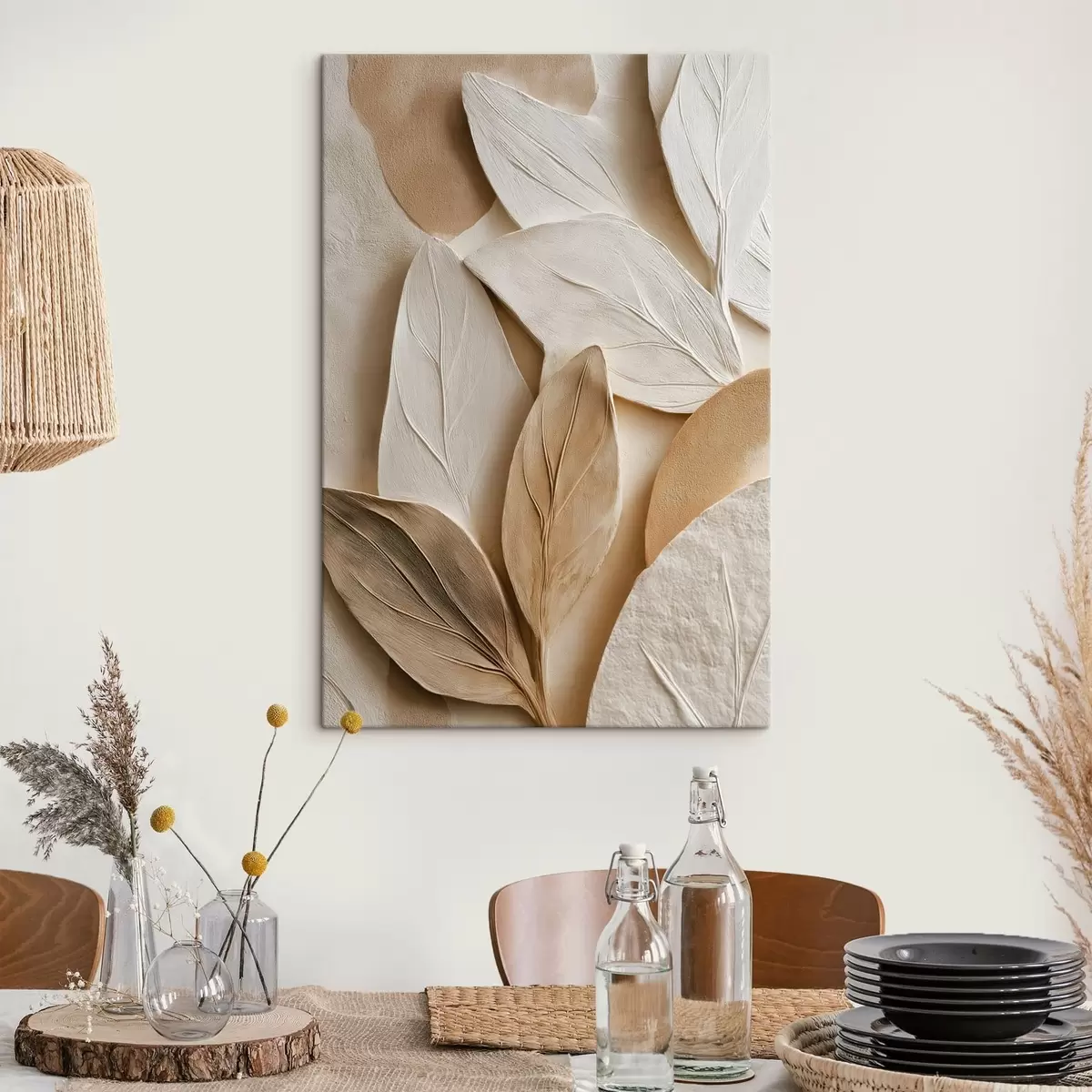 Fototapete Abstrakte Blätter s48123