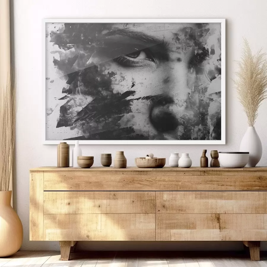 Fototapete Abstraktes Porträt f48136