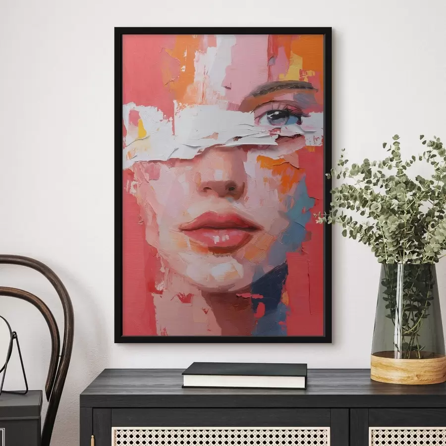 Fototapete Abstraktes Porträt f48142